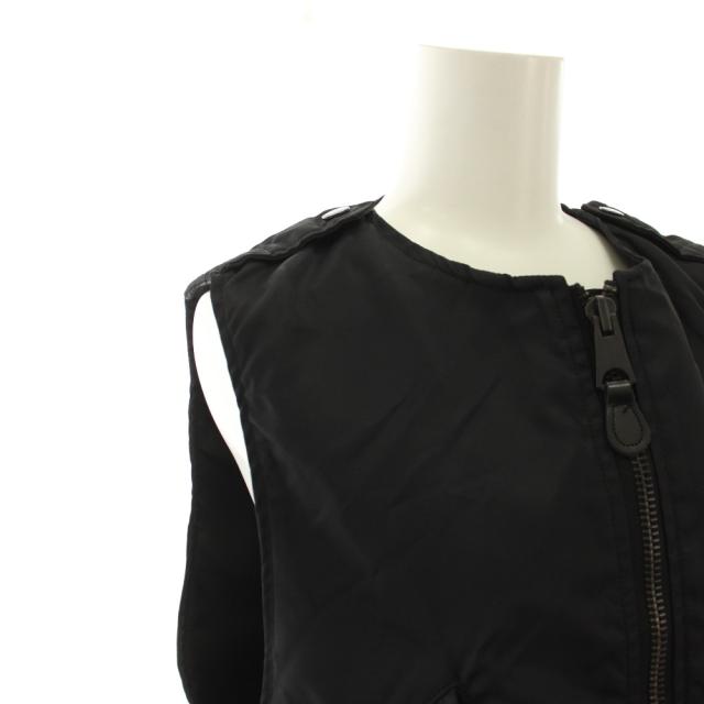 【中古】ハイク HYKE タイプL-2Aベスト TYPE L-2A VEST 前開き ジップアップ OSFA 黒 ブラック 17508 レディース_5