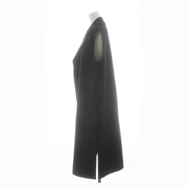 【中古】Sマックスマーラ 'S Max Mara ロングベスト ジレ トッパー ウール 40 黒 ブラック 927601236 /KU レディース_1