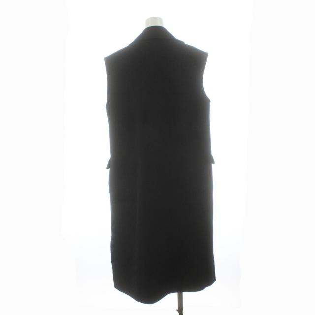 【中古】Sマックスマーラ 'S Max Mara ロングベスト ジレ トッパー ウール 40 黒 ブラック 927601236 /KU レディース_2