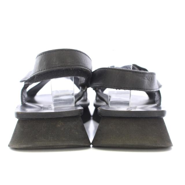 中古】プラダ PRADA ストラップサンダル スクエアトゥ 厚底 中古】プラダ PRADA ストラップサンダル スクエアトゥ 厚底