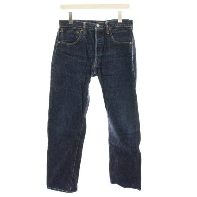 【中古】フェローズ 15周年記念モデル デニムパンツ ジーンズ ボタンフライ デニムバナー W32 L35 紺 421-15 メンズ