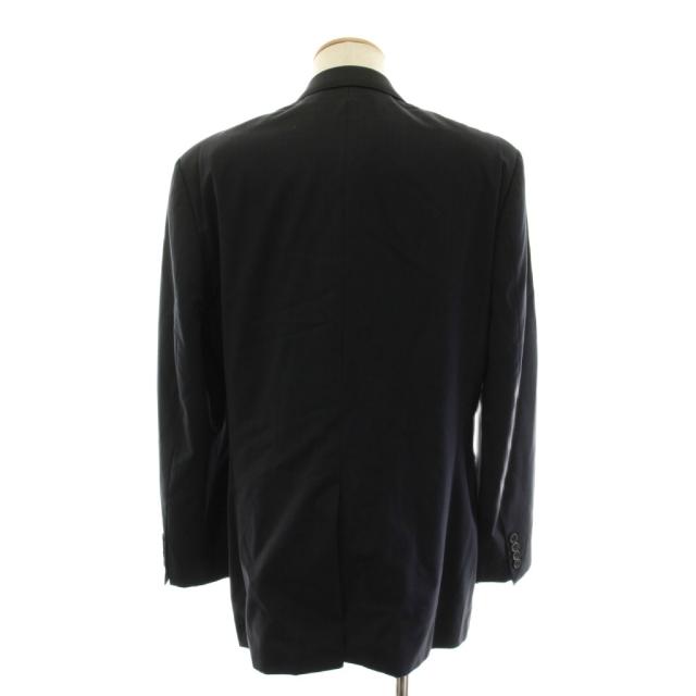 【中古】ヒューゴボス HUGO BOSS シングルスーツ 上下 ウール テーラードジャケット パンツ 48 紺 ネイビー 22-0602_1