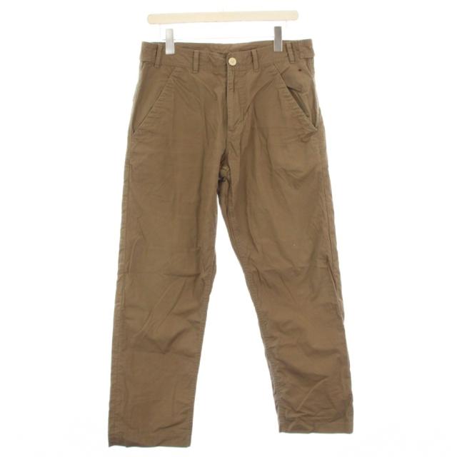 【中古】コムデギャルソンオム COMME des GARCONS HOMME AD2009 コットンパンツ XS 茶 PE-P045 /KH メンズ