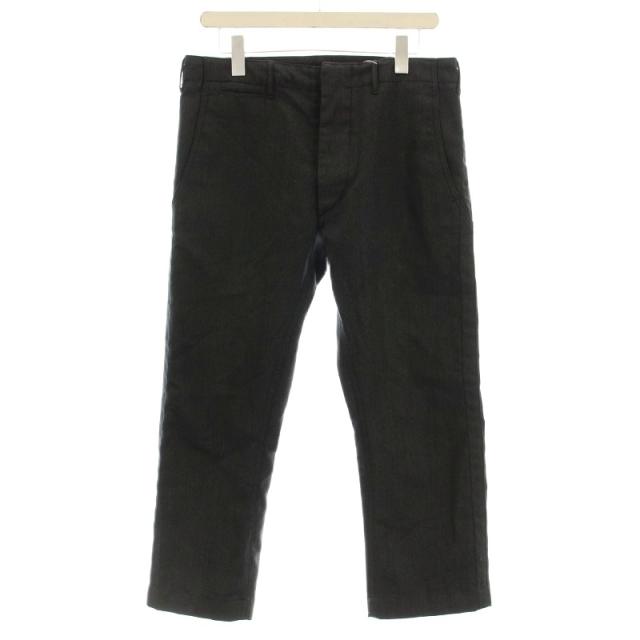 【中古】Sans limite サンリミット ウール混 スラックス ボタンフライ パンツ 0 グレー W1303041 /☆G メンズ