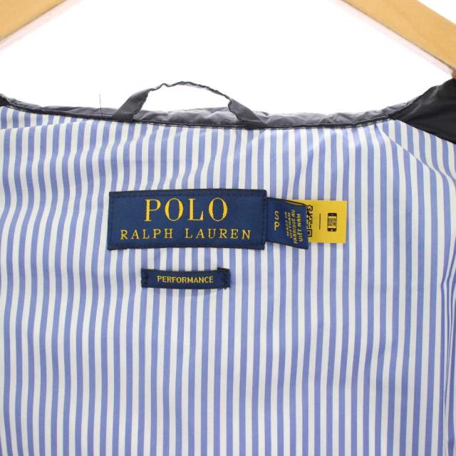 【中古】ポロ ラルフローレン POLO RALPH LAUREN 中綿ジャケット ナイロン アウター シングル ワンカラー S 紺_2