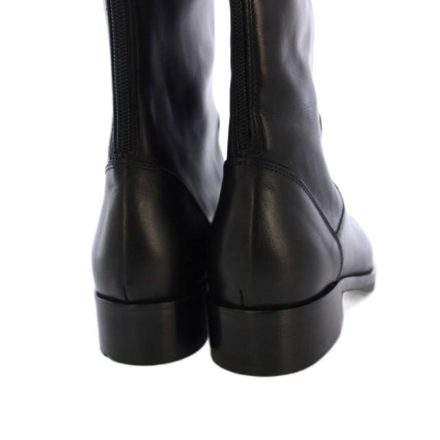 【中古】コルソローマ ノーヴェ CORSO ROMA 9 ジョッキーブーツ ロング レザー 37 黒 /KH レディース_2