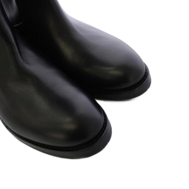 【中古】コルソローマ ノーヴェ CORSO ROMA 9 ジョッキーブーツ ロング レザー 37 黒 /KH レディース_4
