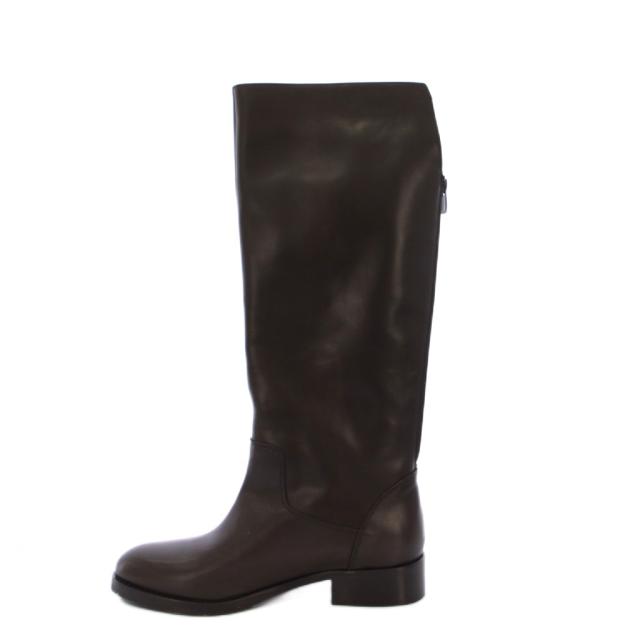 【中古】コルソローマ ノーヴェ CORSO ROMA 9 ジョッキーブーツ ロング レザー 36 茶 /KH レディース