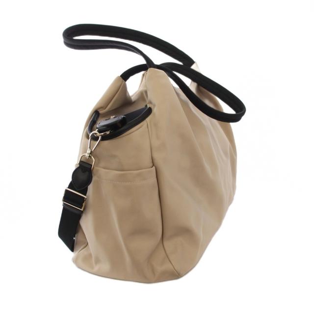 【中古】ケイトスペード KATE SPADE マザーズ御徒面子 トートバッグ ショルダーバッグ 2WAY ベージュ /KH ●D