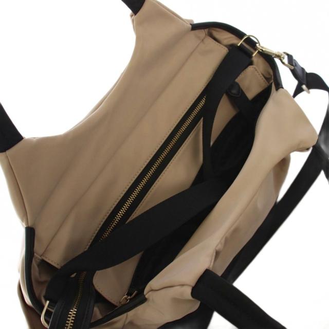 【中古】ケイトスペード KATE SPADE マザーズ御徒面子 トートバッグ ショルダーバッグ 2WAY ベージュ /KH ●D