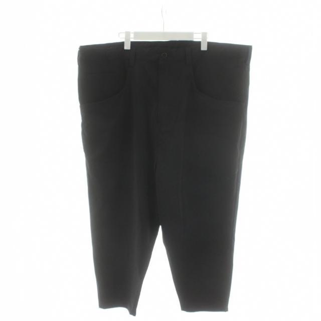 【中古】ガンリュウ GANRYU Deformer 5P Tapered Pants テーパードパンツ 3 黒 ブラック Fu13-Pa-12 /AN32 メンズ