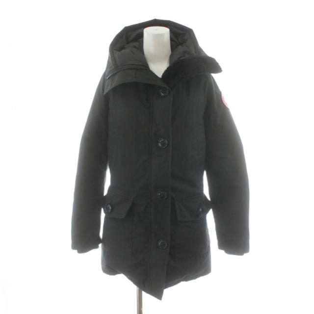 【中古】カナダグース CANADA GOOSE ブロンテ BRONTE ダウンジャケット フード アウター XS 黒 ブラック 2603JL