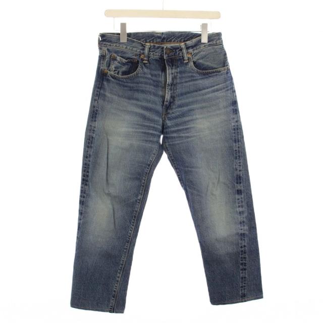 【中古】ウエアハウス 2ND-HAND デニム パンツ ジーンズ ストレート USED WASH W31 ブルー Lot 1105 /TK メンズ