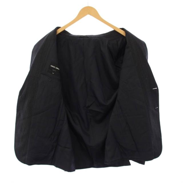 【中古】ジョルジオアルマーニ SOHO シングルスーツ テーラードジャケット パンツ スラックス ストライプ 52R_5