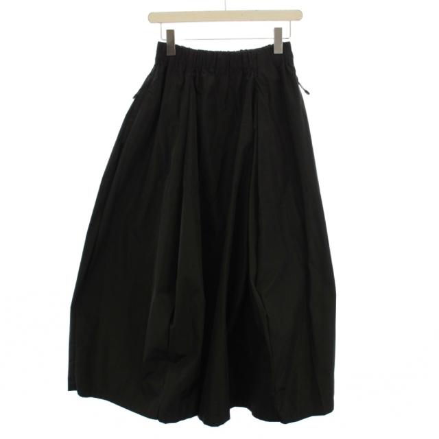 【中古】ナゴンスタンス nagonstans 22AW フレアスカート ロング M 黒 470FA231-1320 /BM レディース