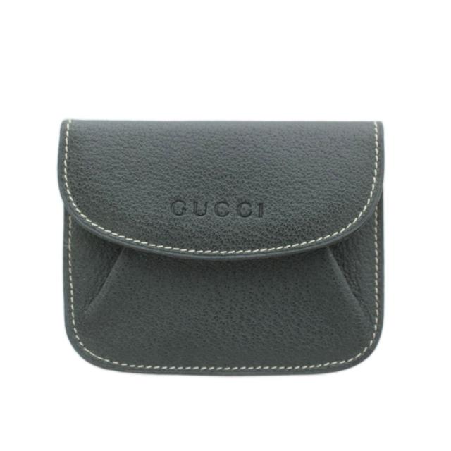 【中古】グッチ GUCCI 小銭入れ コインケース レザー 緑 グリーン /AN13 ■OH レディース