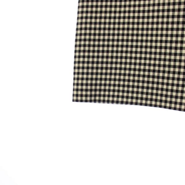 【中古】グッチ GUCCI タイトスカート ミニ ギンガムチェック 38 白 黒 740533 /KH レディース_4