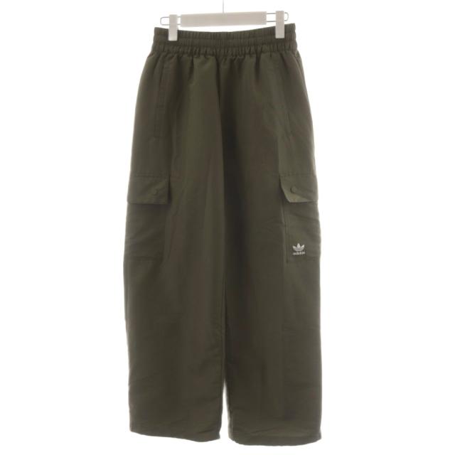【中古】アディダスオリジナルス adidas originals カーゴパンツ イージーパンツ ロゴ L カーキ IX9972 /AN30