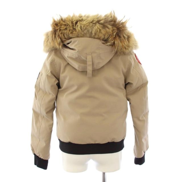 【中古】カナダグース CANADA GOOSE LABRADOR ダウンジャケット フーディ ファー S ベージュ 7967JLR /KH レディース_2