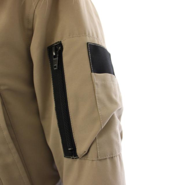 【中古】カナダグース CANADA GOOSE LABRADOR ダウンジャケット フーディ ファー S ベージュ 7967JLR /KH レディース_5