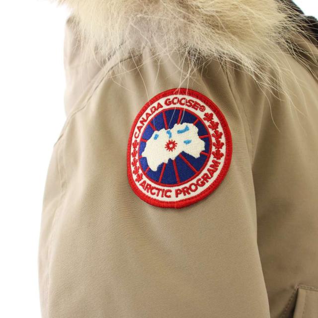 【中古】カナダグース CANADA GOOSE LABRADOR ダウンジャケット フーディ ファー S ベージュ 7967JLR /KH レディース_6