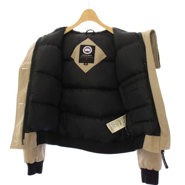 【中古】カナダグース CANADA GOOSE LABRADOR ダウンジャケット フーディ ファー S ベージュ 7967JLR /KH レディース_8