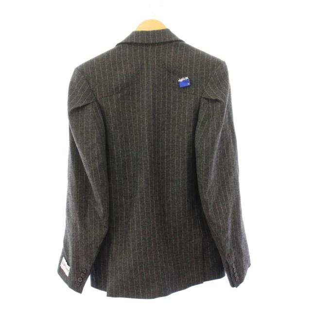 【中古】ザラ ADER ERROR セットアップ テーラードジャケット アウター スラックスパンツ ウール混 グレー_2