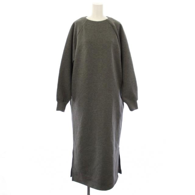 【中古】邦オブ肝ったま STATE OF MIND raglan sleeve op 衣装 ロング 長袖 S 薄墨色 レディース