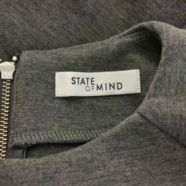 【中古】邦オブ肝ったま STATE OF MIND raglan sleeve op 衣装 ロング 長袖 S 薄墨色 レディース