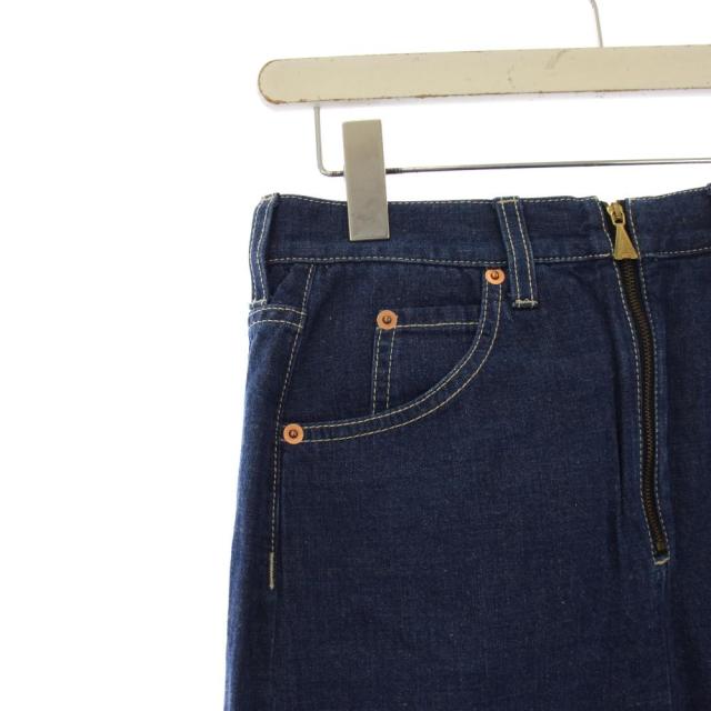 【中古】グッチ GUCCI デニムスカート タイト ロング サイドスリット 38 青 708851 /KH レディース_3