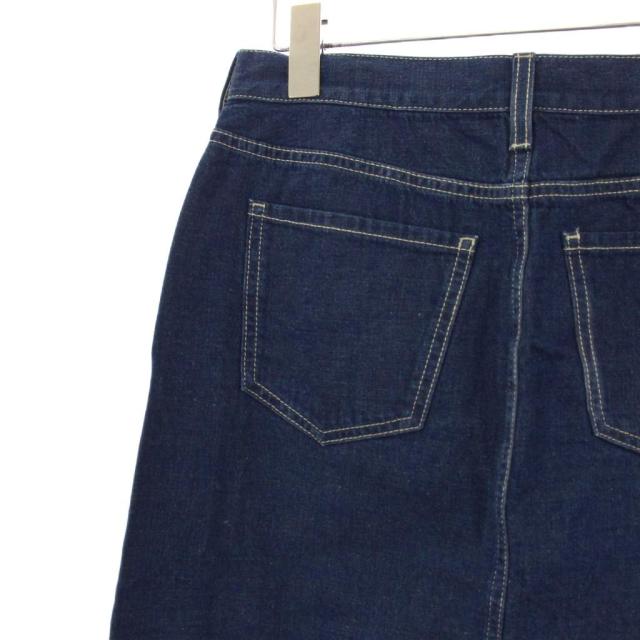 【中古】グッチ GUCCI デニムスカート タイト ロング サイドスリット 38 青 708851 /KH レディース_5