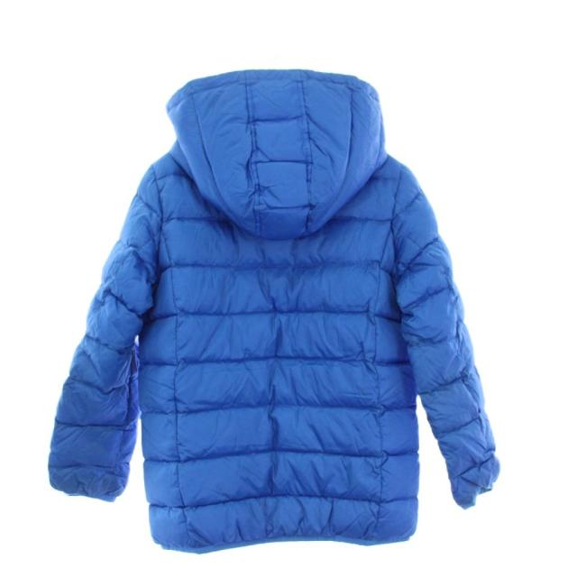 【中古】アルマーニ ジュニア ARMANI Jr ダウンジャケットフーディ ジップアップ 8A 青 /KH キッズ_1