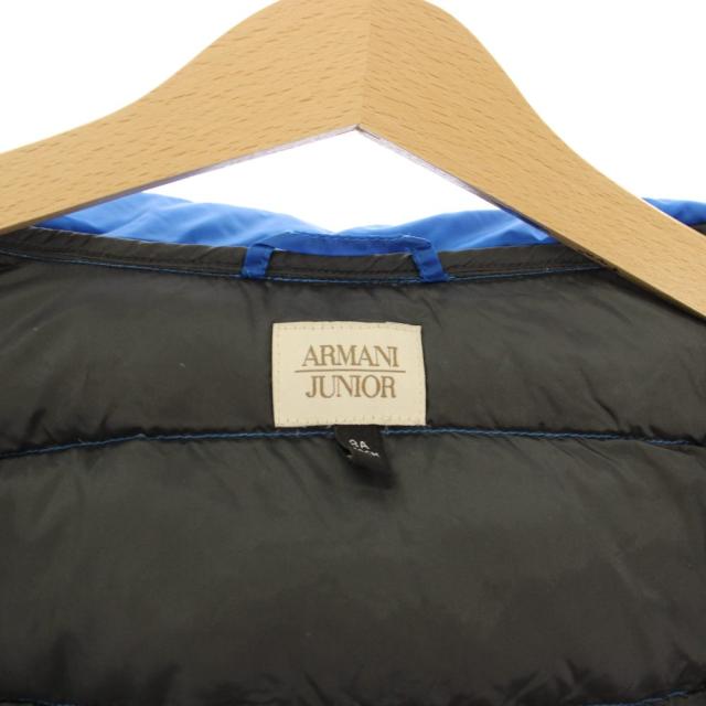 【中古】アルマーニ ジュニア ARMANI Jr ダウンジャケットフーディ ジップアップ 8A 青 /KH キッズ_2