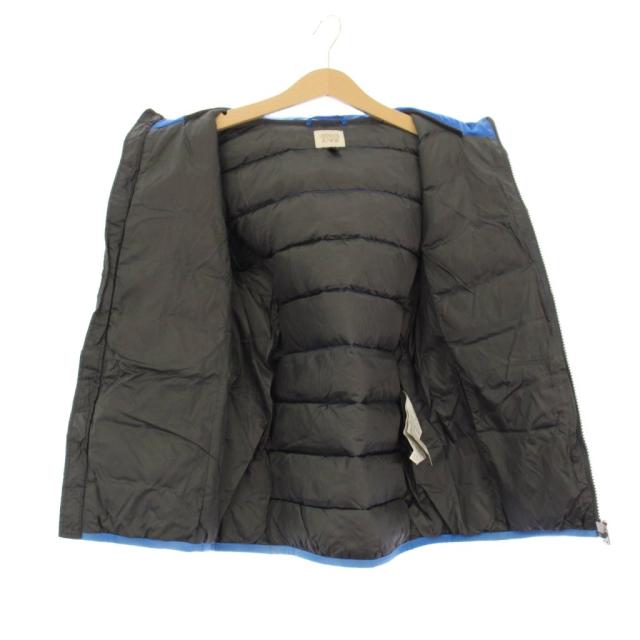 【中古】アルマーニ ジュニア ARMANI Jr ダウンジャケットフーディ ジップアップ 8A 青 /KH キッズ_6