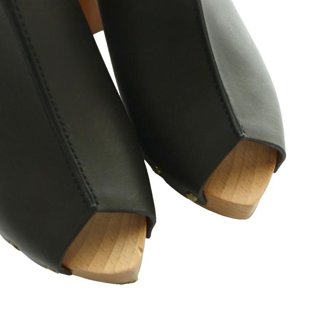 【中古】ステラマッカートニー STELLA McCARTNEY デイジースタッズ サンダル 35 黒 ブラック 茶 ブラウン /SS ■OS_2