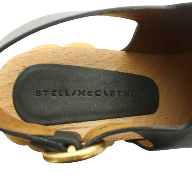 【中古】ステラマッカートニー STELLA McCARTNEY デイジースタッズ サンダル 35 黒 ブラック 茶 ブラウン /SS ■OS_6