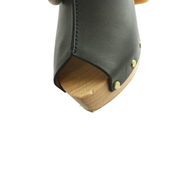 【中古】ステラマッカートニー STELLA McCARTNEY デイジースタッズ サンダル 35 黒 ブラック 茶 ブラウン /SS ■OS_7