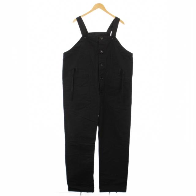 【中古】エンジニアードガーメンツ Engineered Garments オーバーオール サロペット コットン M 黒 /KH メンズ