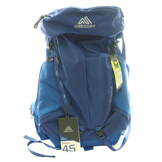 【中古】グレゴリー GREGORY スタウト45 STOUT45 リュックサック バックパック 青 ブルー STOUT45 /SS ■OS メンズ