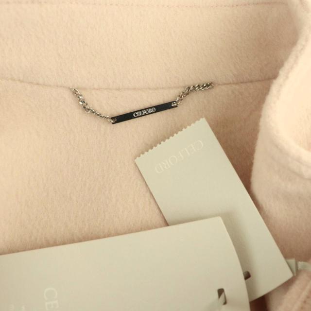 【中古】未使用品 セルフォード CELFORD CWFC215003 21AW バリエーションショートコート F アイボリー /ES