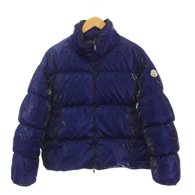 【中古】モンクレール MONCLER GRENIT ダウンジャケット ジップアップ スタンドカラー 2 青 G10931A52S60 /KH メンズ