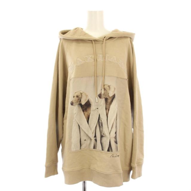 【中古】マックスマーラ MAX MARA ウェグマンパーカー スウェット プルオーバー 長袖 M ベージュ 2319260139 /KH