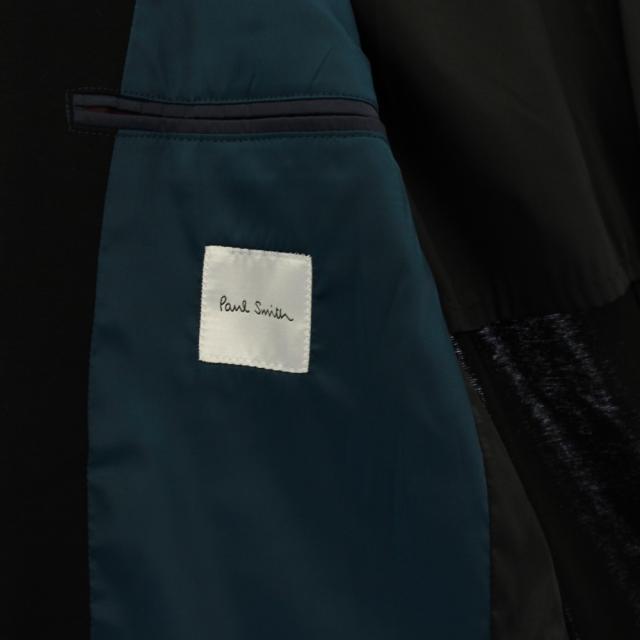 【中古】ポールスミス PAUL SMITH シングルスーツ テーラードジャケット パンツ スラックス L 黒 PF-BH-77334 77335_6