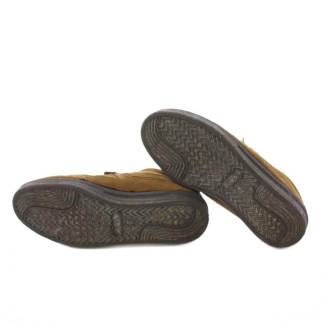 【中古】リプロダクションオブファウンド Steven alan MILITARY スニーカー ローカットシューズ スエード 43 茶_5
