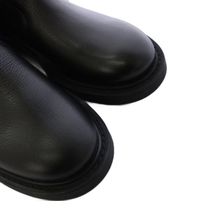 【中古】サルヴァトーレフェラガモ Salvatore Ferragamo LORENO サイドゴアブーツ ミドル丈 レザー 8.5 黒 /KH メンズ_3