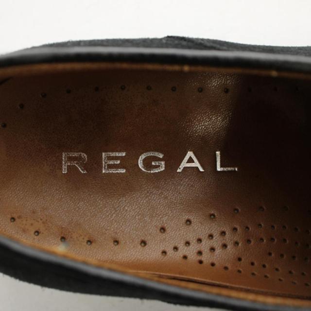 【中古】リーガル REGAL ビジネスシューズ ストレートチップ スエード 25.5cm 黒 ブラック A3G352 /AN40 メンズ_3