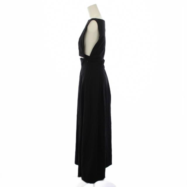 【中古】クラネ CLANE 3WAYセパレートワンピース ロング ノースリーブ 1 黒 11112-5172 /BM レディース