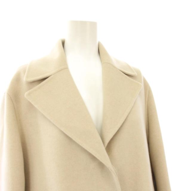 【中古】ロロピアーナ Loro Piana BABY CASHMERE チェスターコート ロング カシミヤ 40 ライトベージュ FAM5289 /KH_4