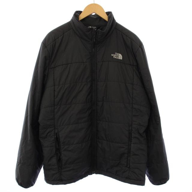 【中古】ザノースフェイス THE NORTH FACE 中綿ジャケット ジップアップ アウター XL 黒 ブラック F17YO98 /TK メンズ