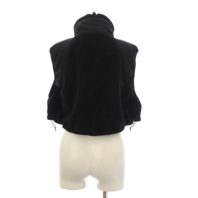 【中古】ハイク HYKE FLEECE CROPPED VEST フリースクロップドベスト ジップアップ OSFA 黒 232-17411 /KH レディース_2